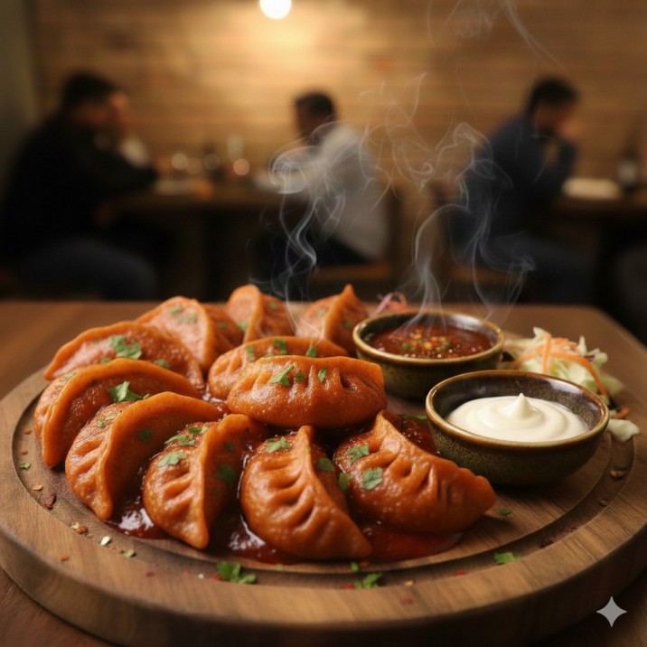 Schezwan Paneer Momos